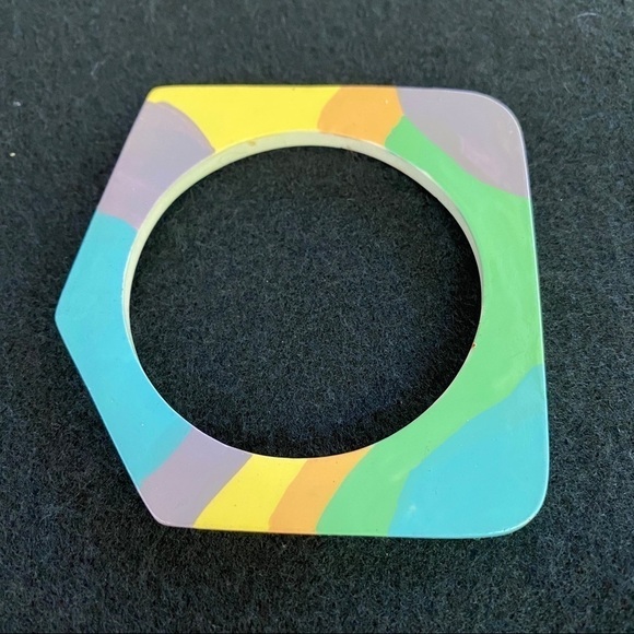Vintage Jewelry - Vintage painted bracelet